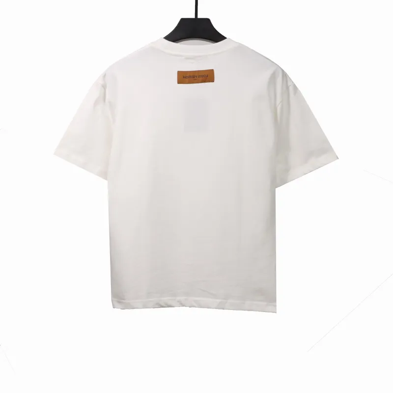 Louis Vuitton bowling print T-Shirts white