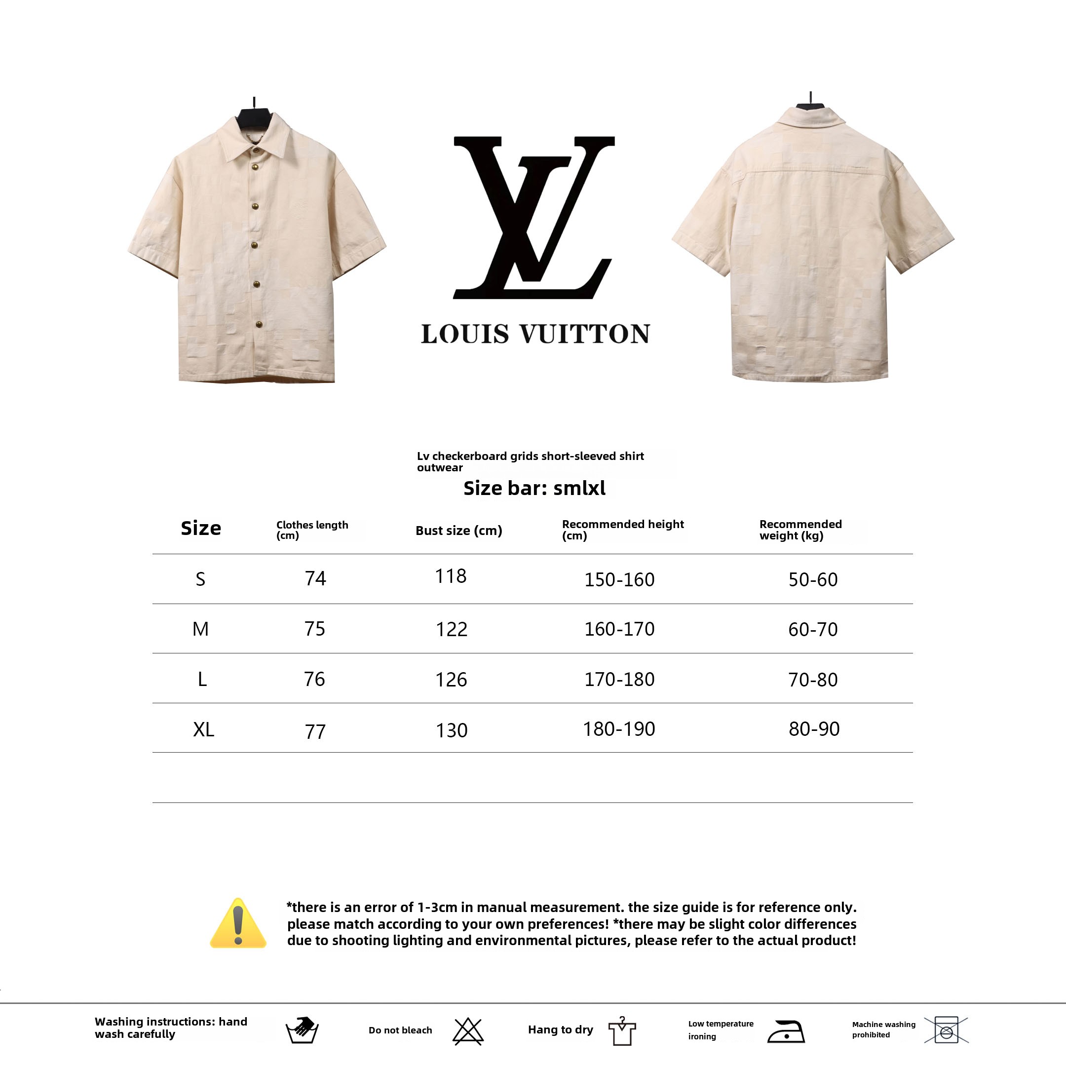 Louis Vuitton checkerboard T-Shirts jacket