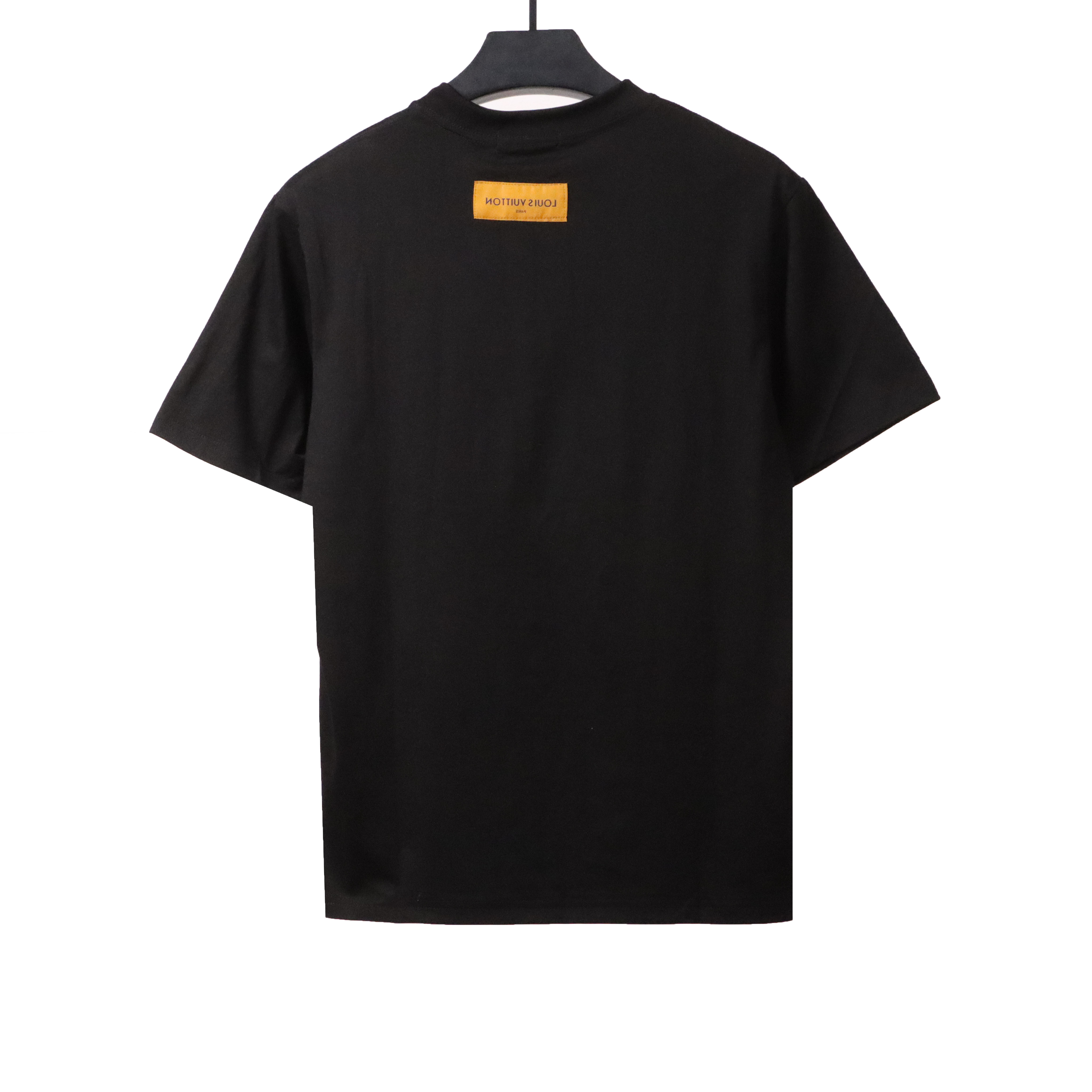 Louis Vuitton chest silicone LOGO T-Shirts