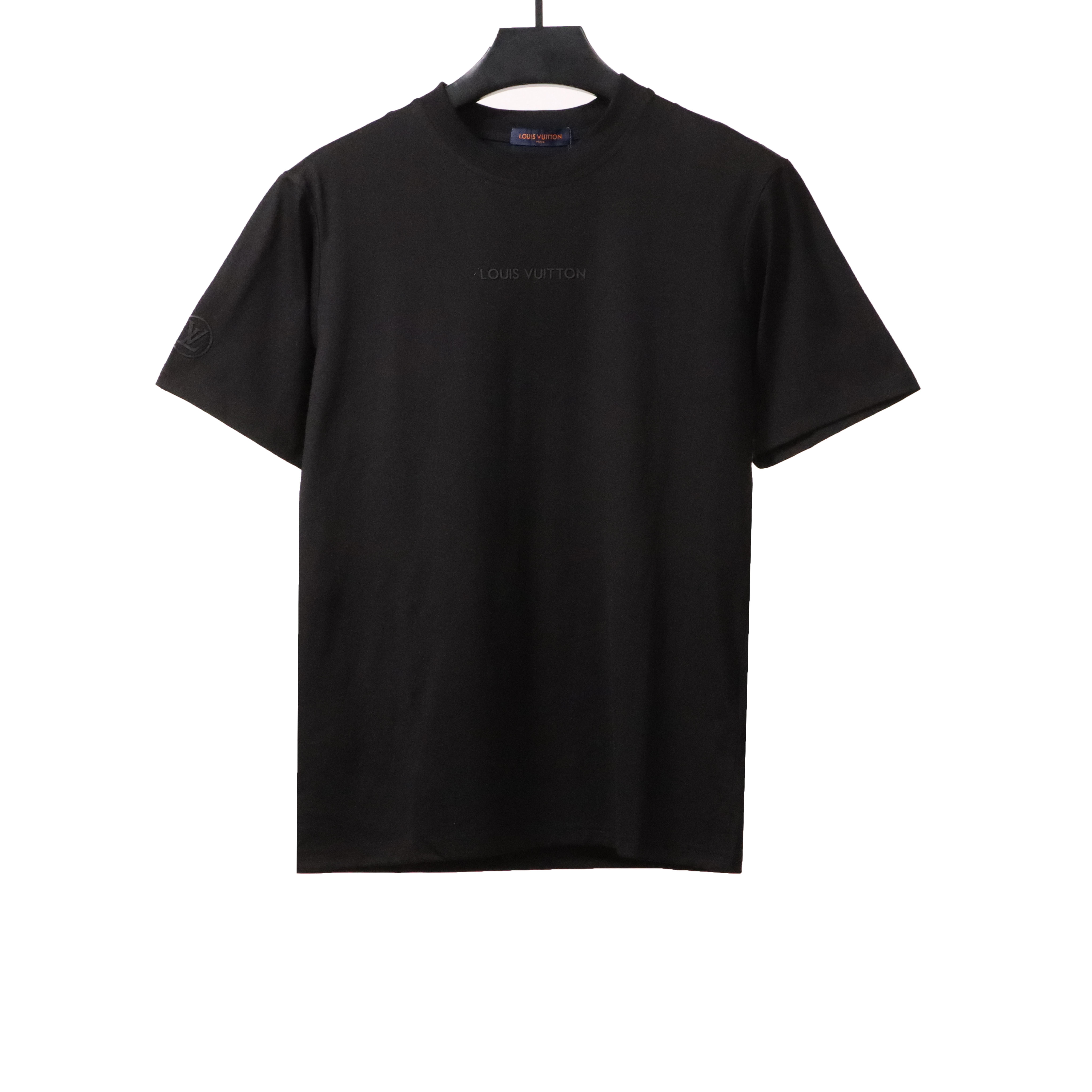 Louis Vuitton chest silicone LOGO T-Shirts