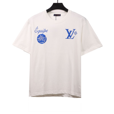 Louis Vuitton chrysanthemum print T-Shirts 2 01