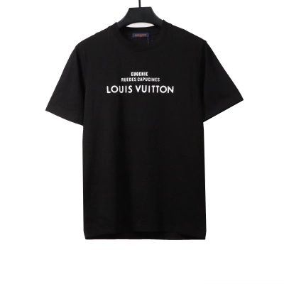 Louis Vuitton co-branded Tyler thecr ​​eator print T-Shirts black 01