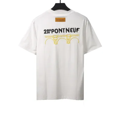 Louis Vuitton co-branded Tyler thecr ​​eator print T-Shirts white 02
