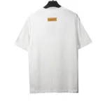  Louis Vuitton collar letter print round neck T-Shirts white