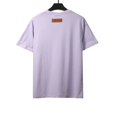 Louis Vuitton colorful print T-Shirts purple 02
