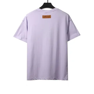 Louis Vuitton colorful print T-Shirts purple 02