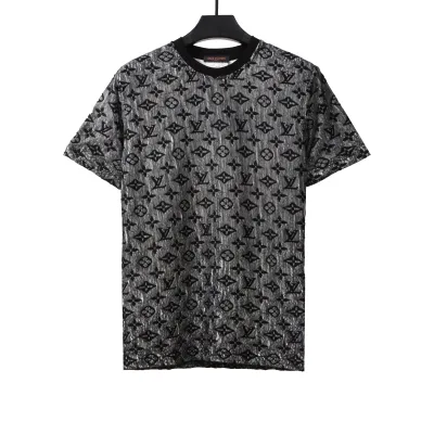  Louis Vuitton double-layer mesh jacquard monogram T-Shirts 01