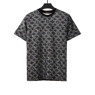 Louis Vuitton double-layer mesh jacquard monogram T-Shirts 01