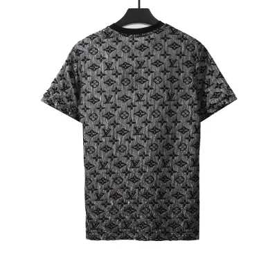  Louis Vuitton double-layer mesh jacquard monogram T-Shirts 02