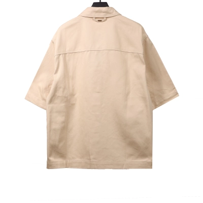 Louis Vuitton embossed denim T-Shirts beige 02
