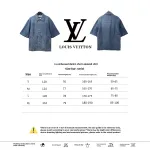 Louis Vuitton embossed denim T-Shirts blue