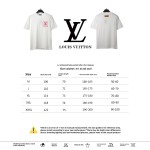  Louis Vuitton embossed fake pocket letter T-Shirts white