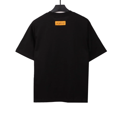 Louis Vuitton embroidered LOGO fluid T-Shirts 02