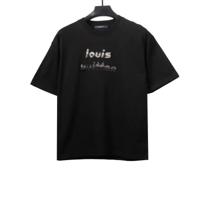 Louis Vuitton fantasy gradient beaded embroidery T-Shirts 01