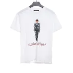  Louis Vuitton figure catwalk print T-Shirts white