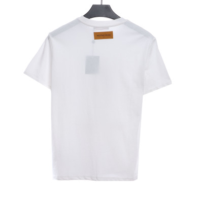  Louis Vuitton figure catwalk print T-Shirts white 02