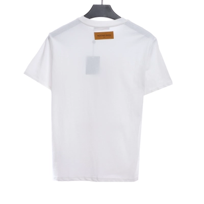 Louis Vuitton figure catwalk print T-Shirts white 02