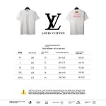  Louis Vuitton floral embroidery T-Shirts white