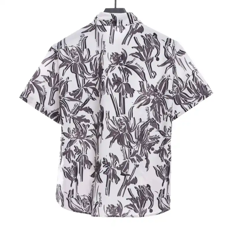 Louis Vuitton floral rayon cut flower T-Shirts