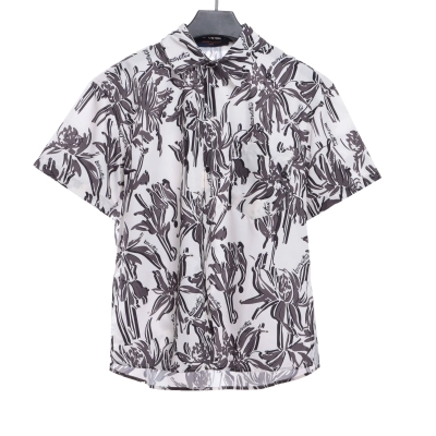  Louis Vuitton floral rayon cut flower T-Shirts 01