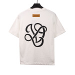  Louis Vuitton Flower embroidered T-Shirts