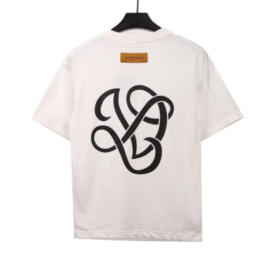 Louis Vuitton Flower embroidered T-Shirts 02