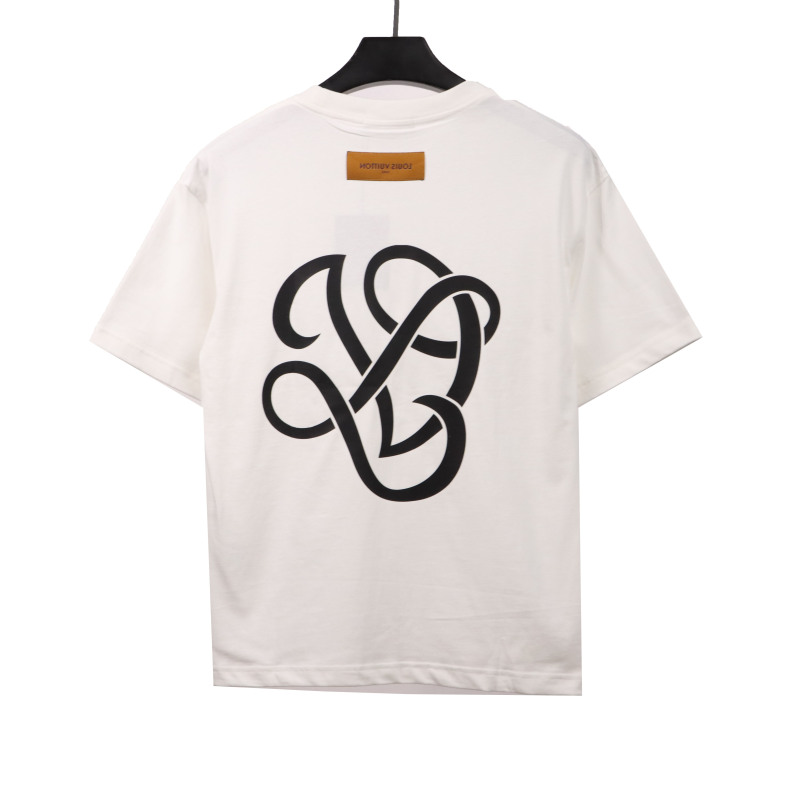  Louis Vuitton Flower embroidered T-Shirts