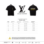  Louis Vuitton flower letter embroidered T-Shirts 1