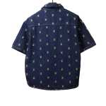 Louis Vuitton full print logo denim T-Shirts