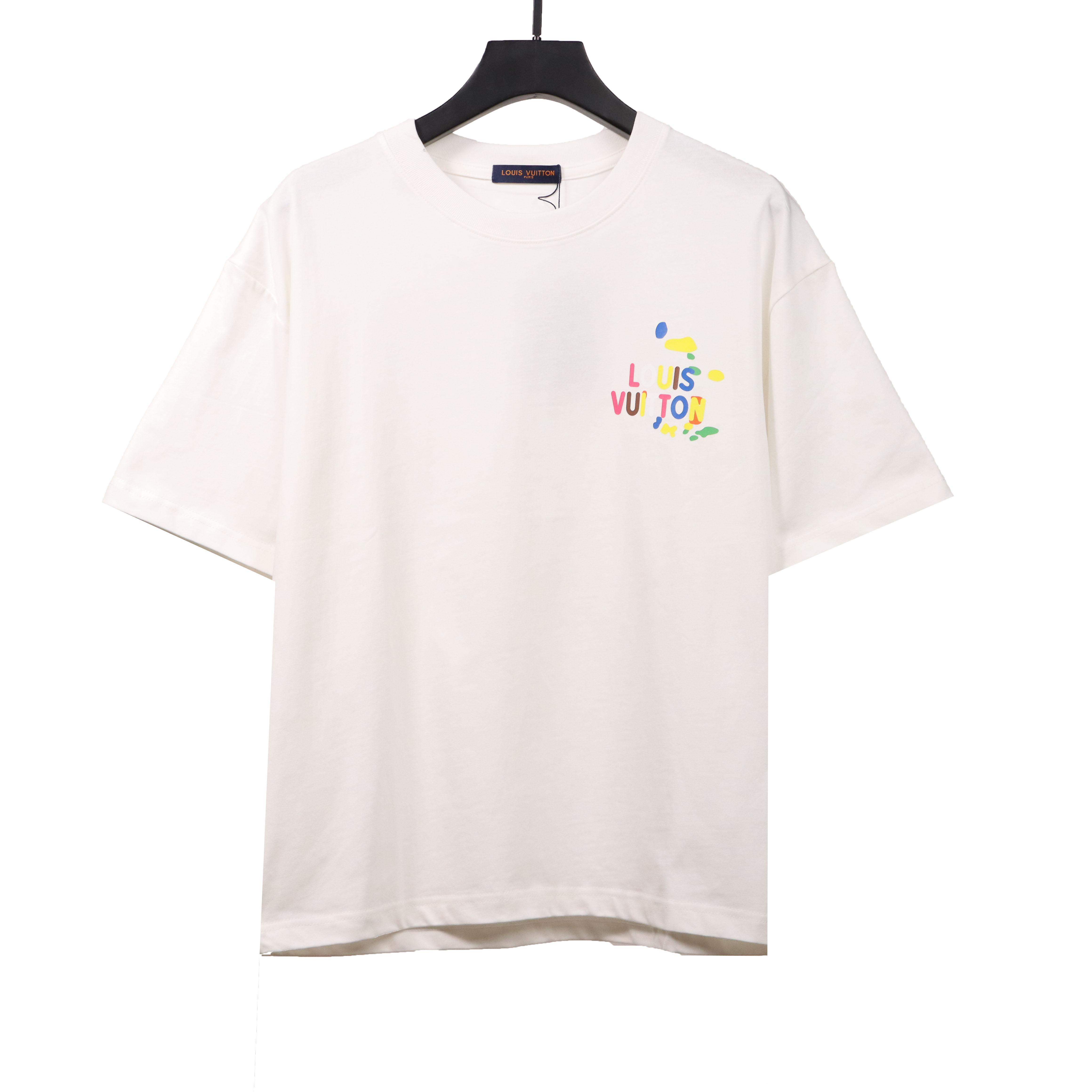 Louis Vuitton graffiti color letter T-Shirts white