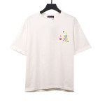 Louis Vuitton graffiti color letter T-Shirts white