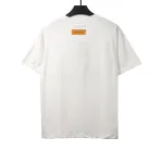  Louis Vuitton green jacquard logo letter T-Shirts white