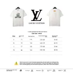  Louis Vuitton green jacquard logo letter T-Shirts white