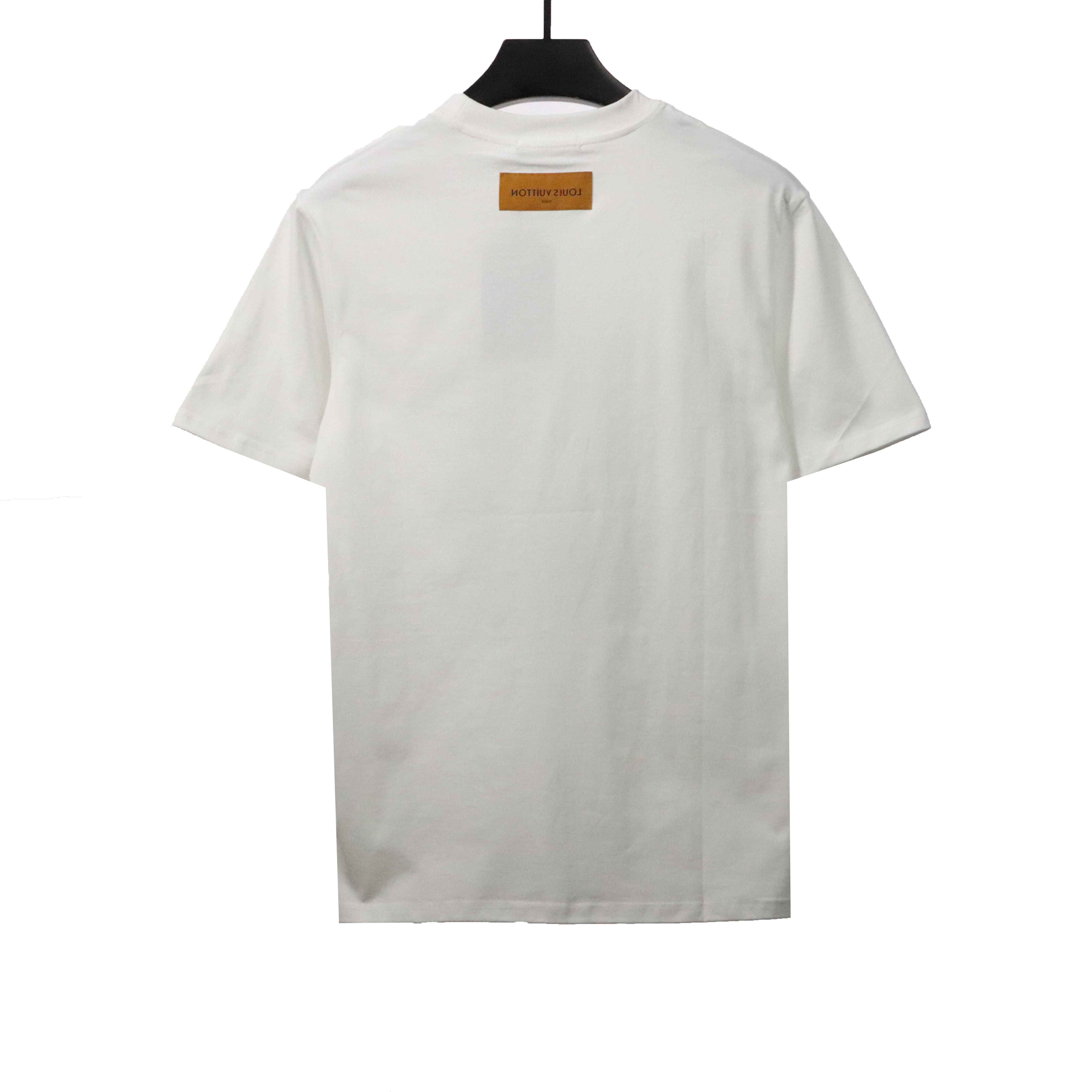 Louis Vuitton green square jacquard T-Shirts