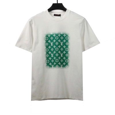 Louis Vuitton green square jacquard T-Shirts 01