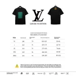 Louis Vuitton green square jacquard T-Shirts black