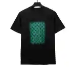 Louis Vuitton green square jacquard T-Shirts black