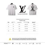  Louis Vuitton hand-painted large letter LOGO T-Shirts white