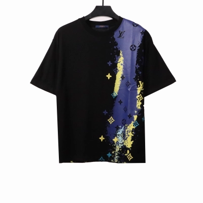 Louis Vuitton ink print T-Shirts black 01