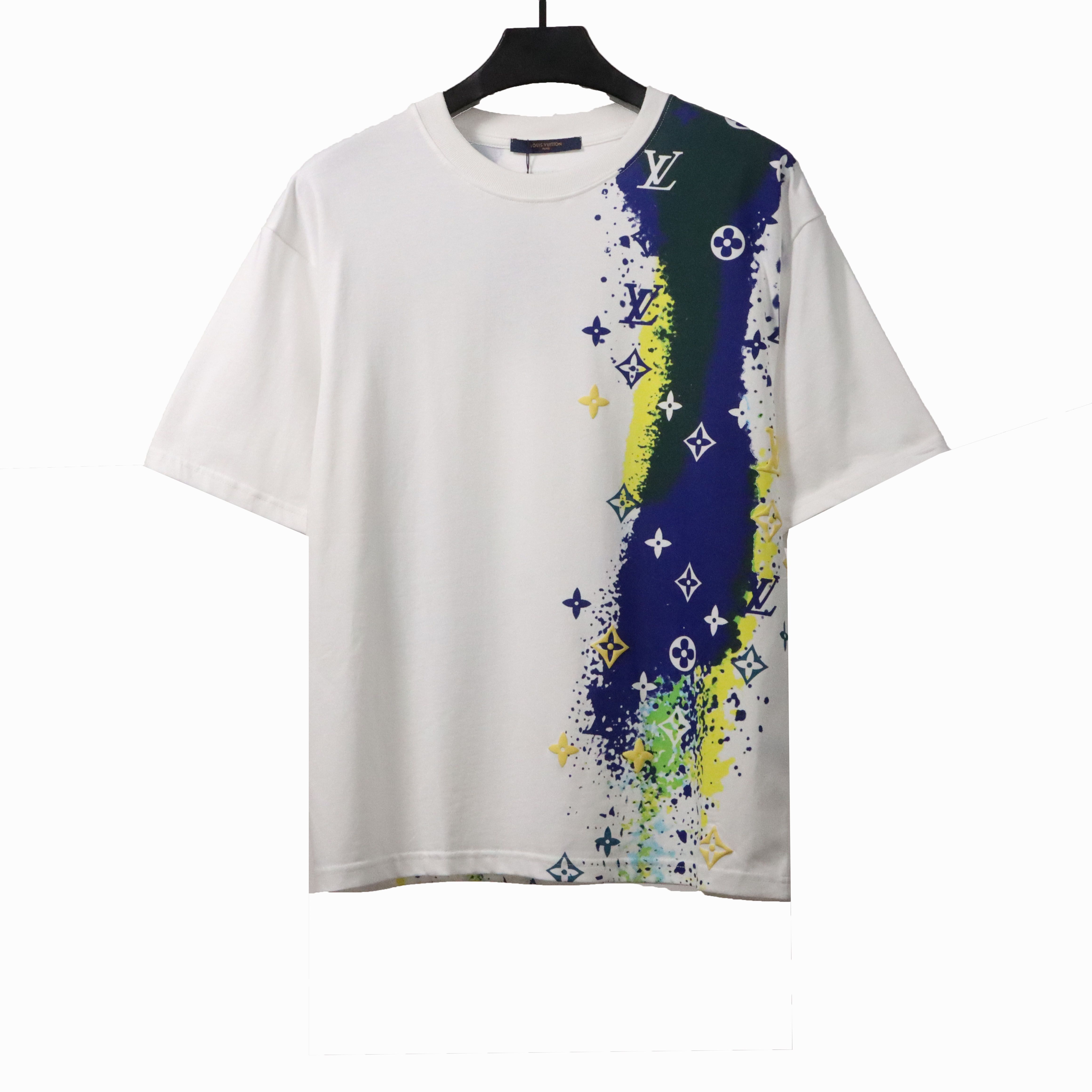 Louis Vuitton ink print T-Shirts white