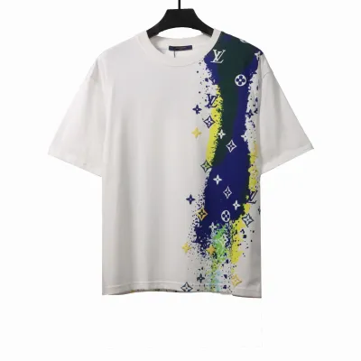 Louis Vuitton ink print T-Shirts white 01