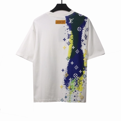Louis Vuitton ink print T-Shirts white 02