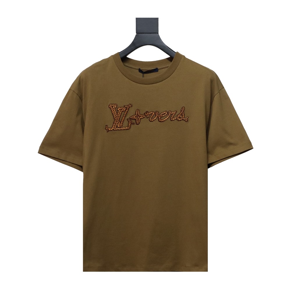  Louis Vuitton iron tower print T-Shirts black