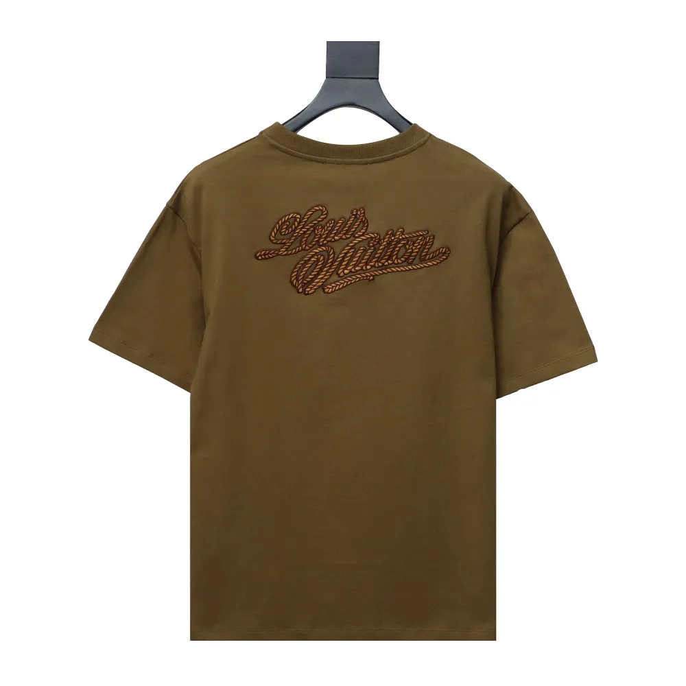  Louis Vuitton iron tower print T-Shirts black