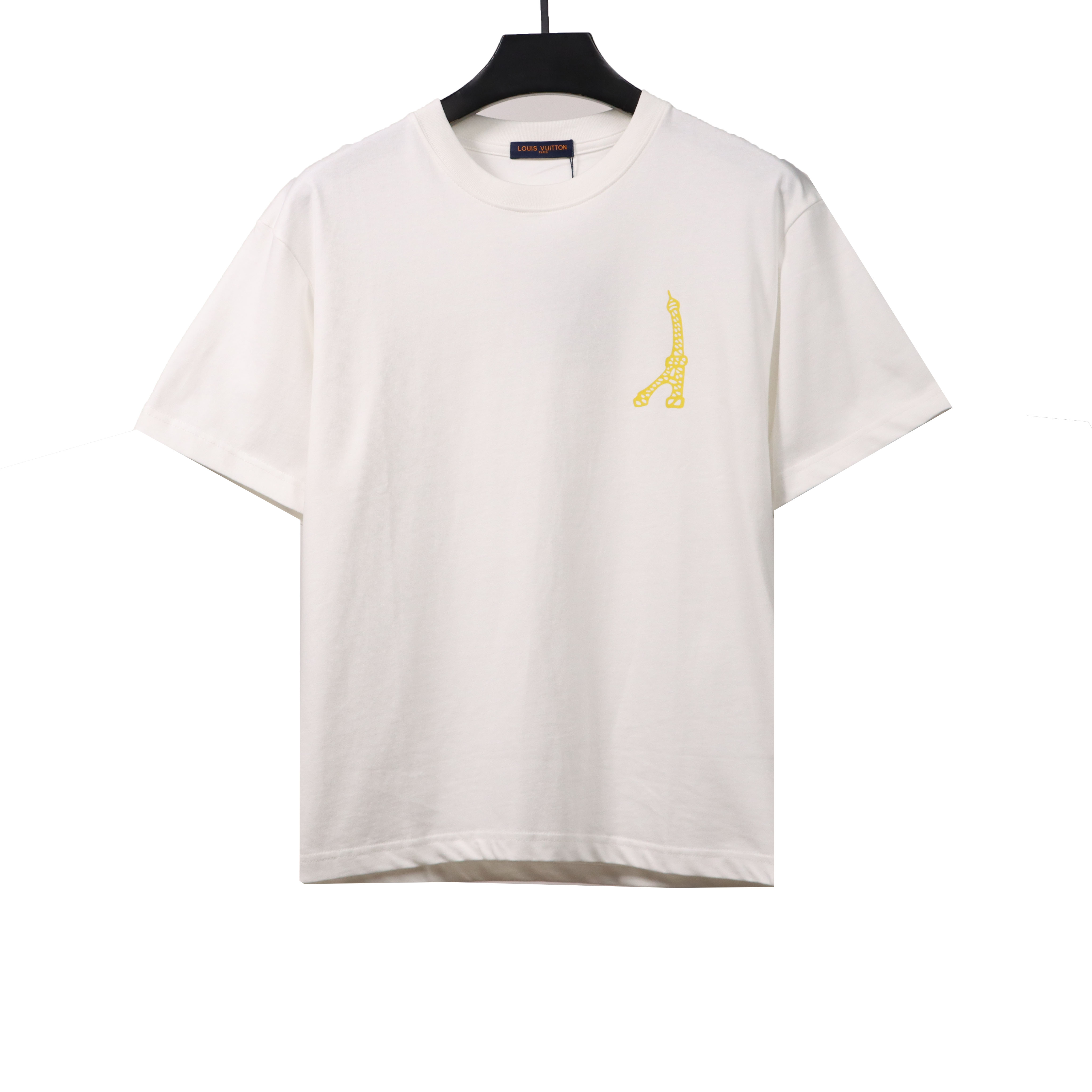  Louis Vuitton iron tower print T-Shirts white
