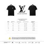 Louis Vuitton jacquard logo letter T-Shirts black