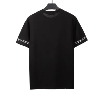 Louis Vuitton jacquard logo letter T-Shirts black 02