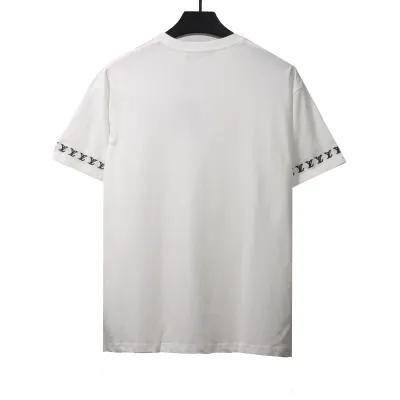Louis Vuitton jacquard logo letter T-Shirts white 02