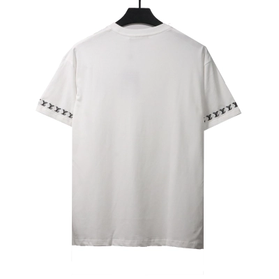 Louis Vuitton jacquard logo letter T-Shirts white 02