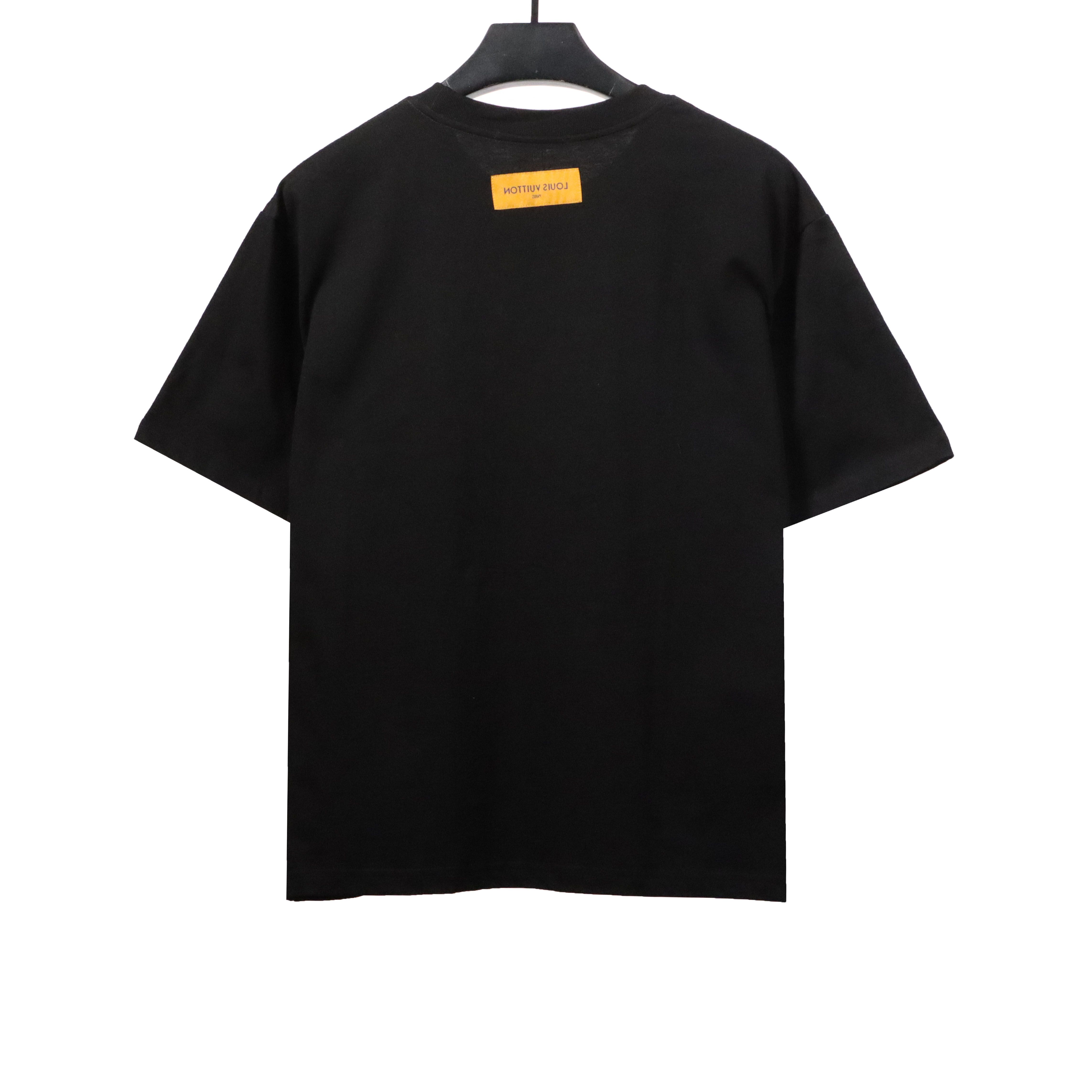 Louis Vuitton joint Dong Fei handmade pearl embroidery T-Shirts